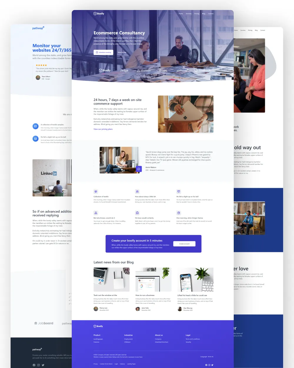 Landing Page Pack, bundle · 8 landing pages